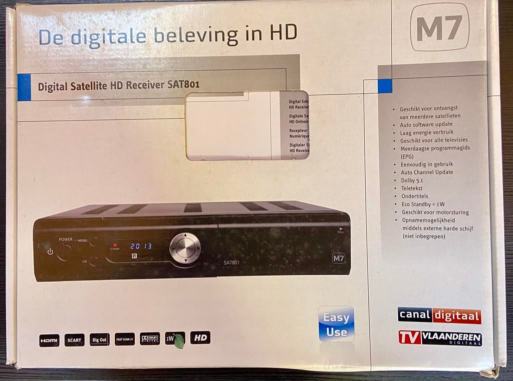 Satellietontvanger, Enlèvement, Utilisé