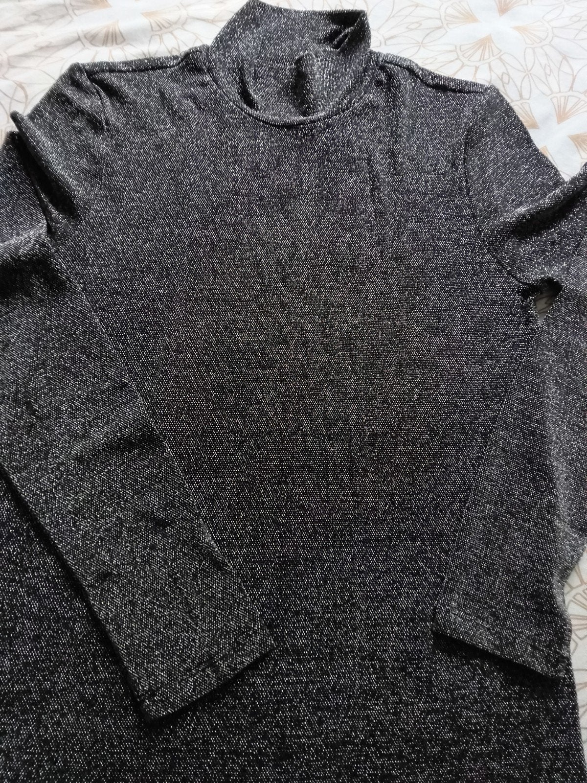T-shirt manches longues et col haut, Vêtements | Femmes, Taille 42/44 (L), Gris, Comme neuf, Manches longues