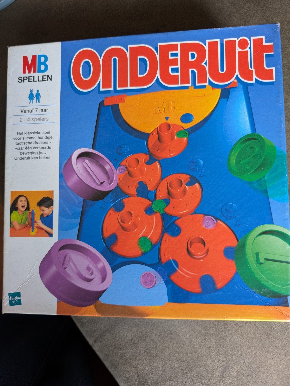Gezelschapsspel onderuit, Enlèvement, Utilisé, MB spellen