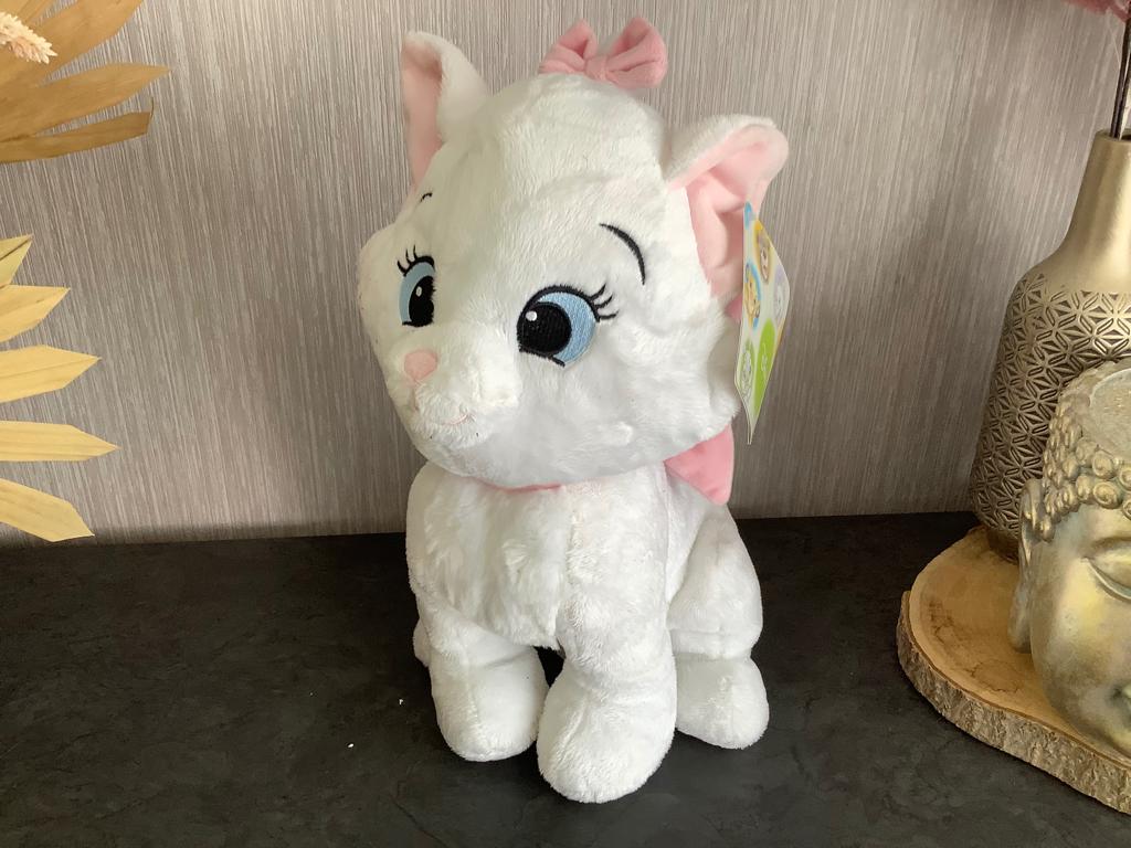 Personnage en peluche Marie de Disney les Aristochats, Neuf, Chat, Blanc, Moyen (20 à 80 cm)