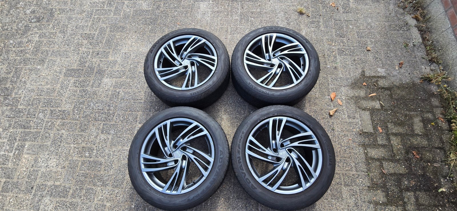 O.Z velgen met zeer goede zomerbanden, Audi, VW, 255/50 R19, Velg(en), Zomerbanden, Ophalen, 19 inch