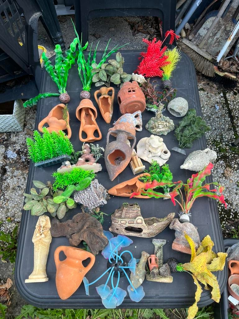Décoration, aquarium, Ophalen, Zo goed als nieuw