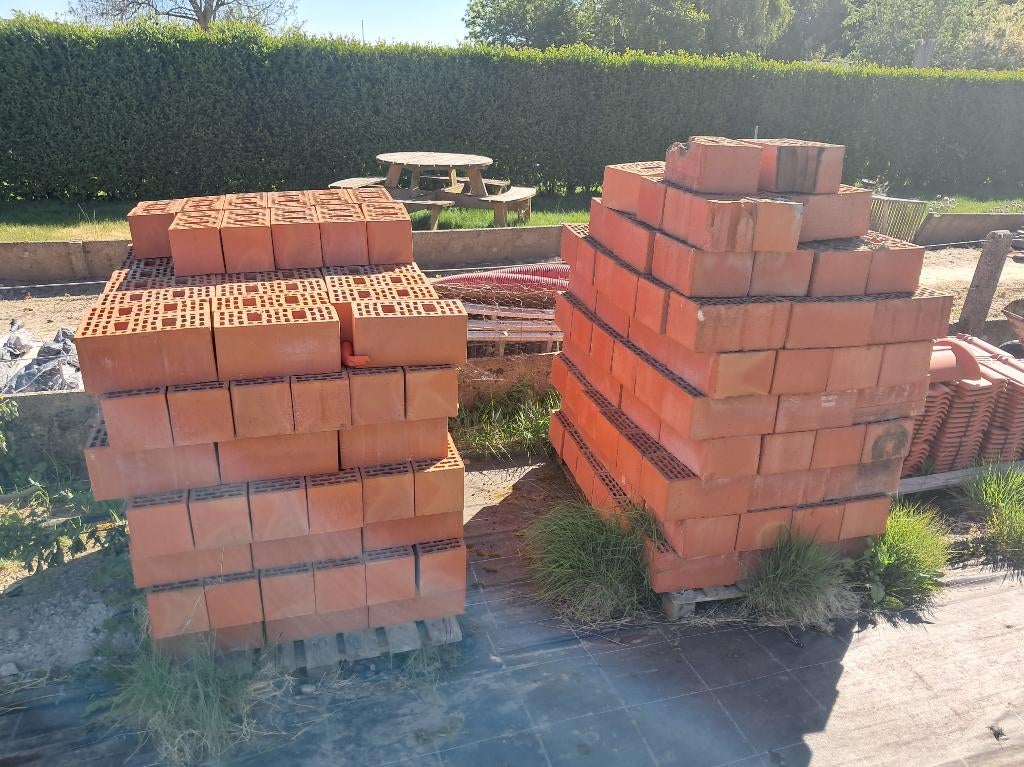 snelbouwsteen/snelbouwstenen[29x19x14 152st][29x14x14 179st], Bricolage & Construction, Briques, Enlèvement, Comme neuf, Briques