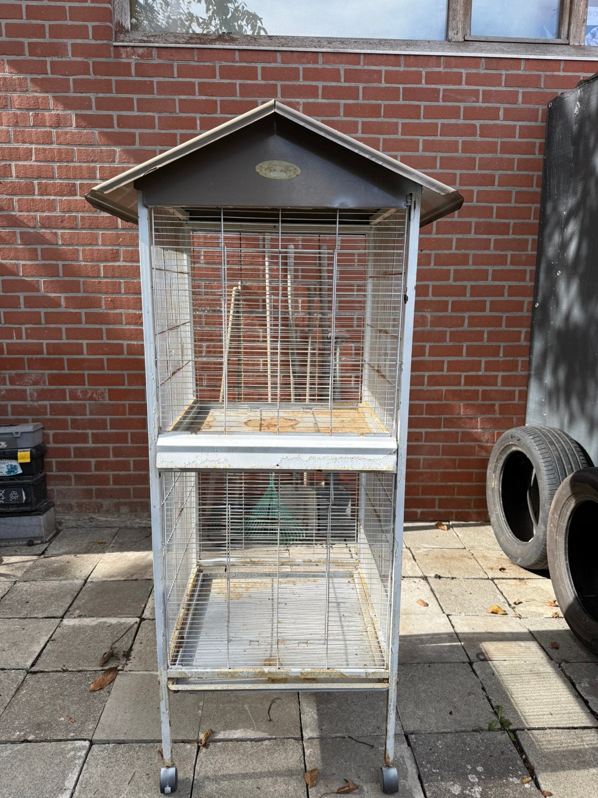 Cage pour oiseaux, Dieren en Toebehoren, Ophalen, Zo goed als nieuw
