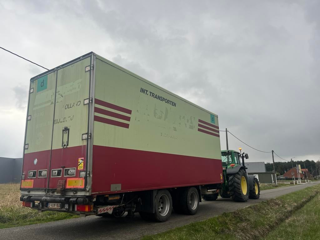 Fliegl tps 180 koelwagen/ wipkar, Ophalen