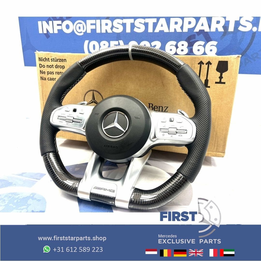 2020 AMG CARBON STUUR W177 W118 W205 W213 W253 W223 W468 W25, Gebruikt, -, Verzenden, -