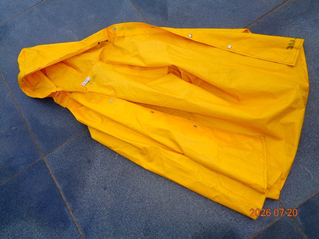 regenjas, Caravanes & Camping, Vêtements de pluie, Enlèvement, Utilisé, Imperméable, Heren