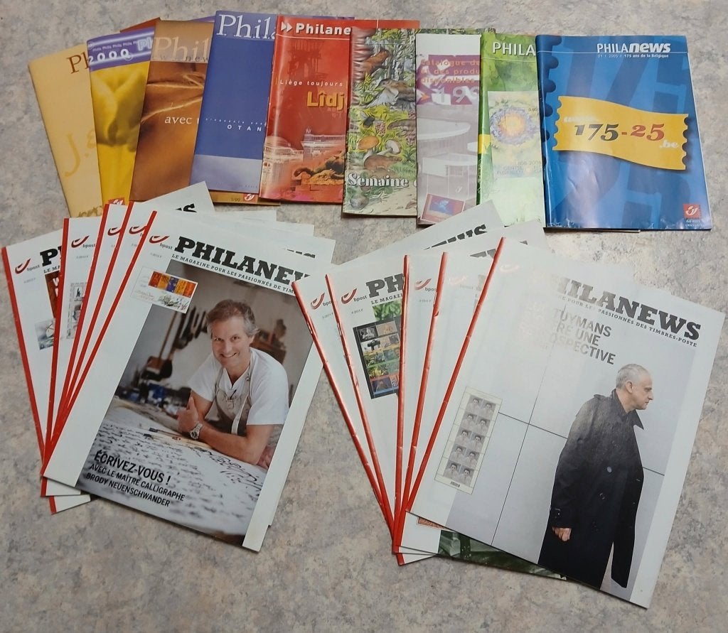Lot philanews, Sans timbre, Enlèvement ou Envoi, Non oblitéré, Autre