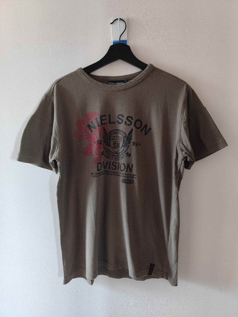 Nielsson - heren tshirt - Maat M/38, Kleding | Heren, Bruin, Maat 48/50 (M), Zo goed als nieuw, Nielsson