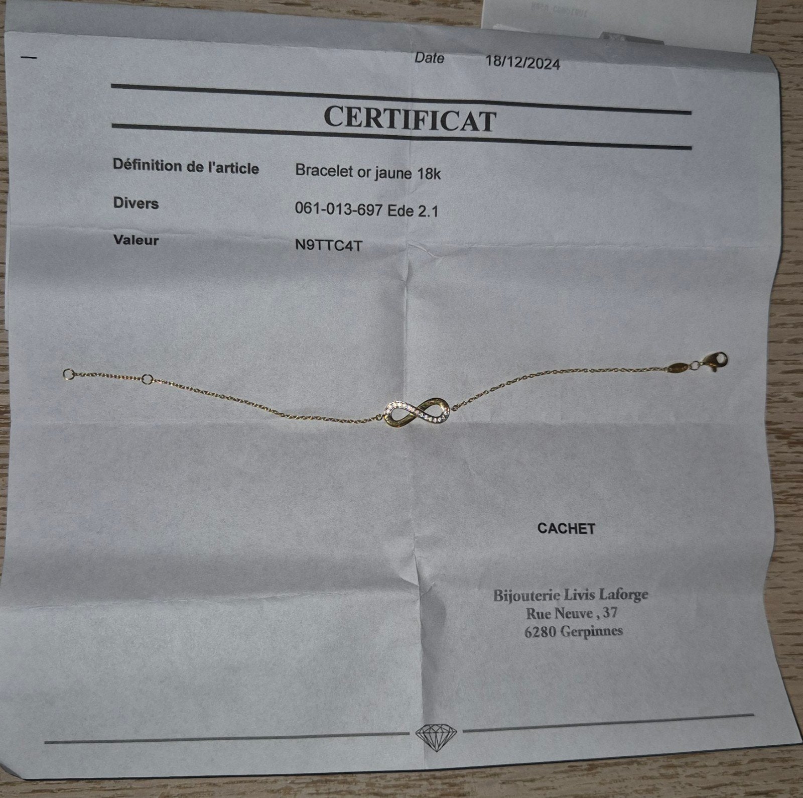 Bracelet, Bijoux, Sacs & Beauté, Enlèvement, Jaune, Or