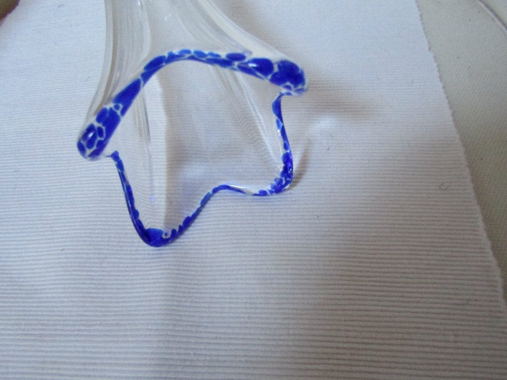 Superbe soliflore en cristal coloré, Enlèvement ou Envoi