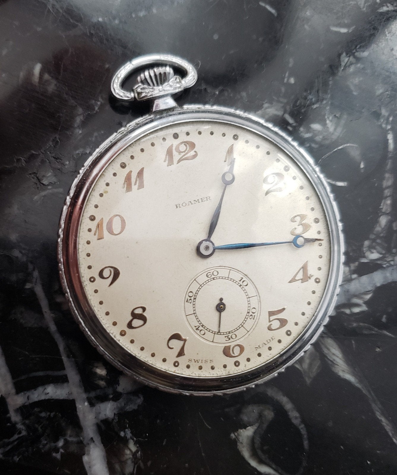 Antique montre roamer, Enlèvement ou Envoi, Montre de poche
