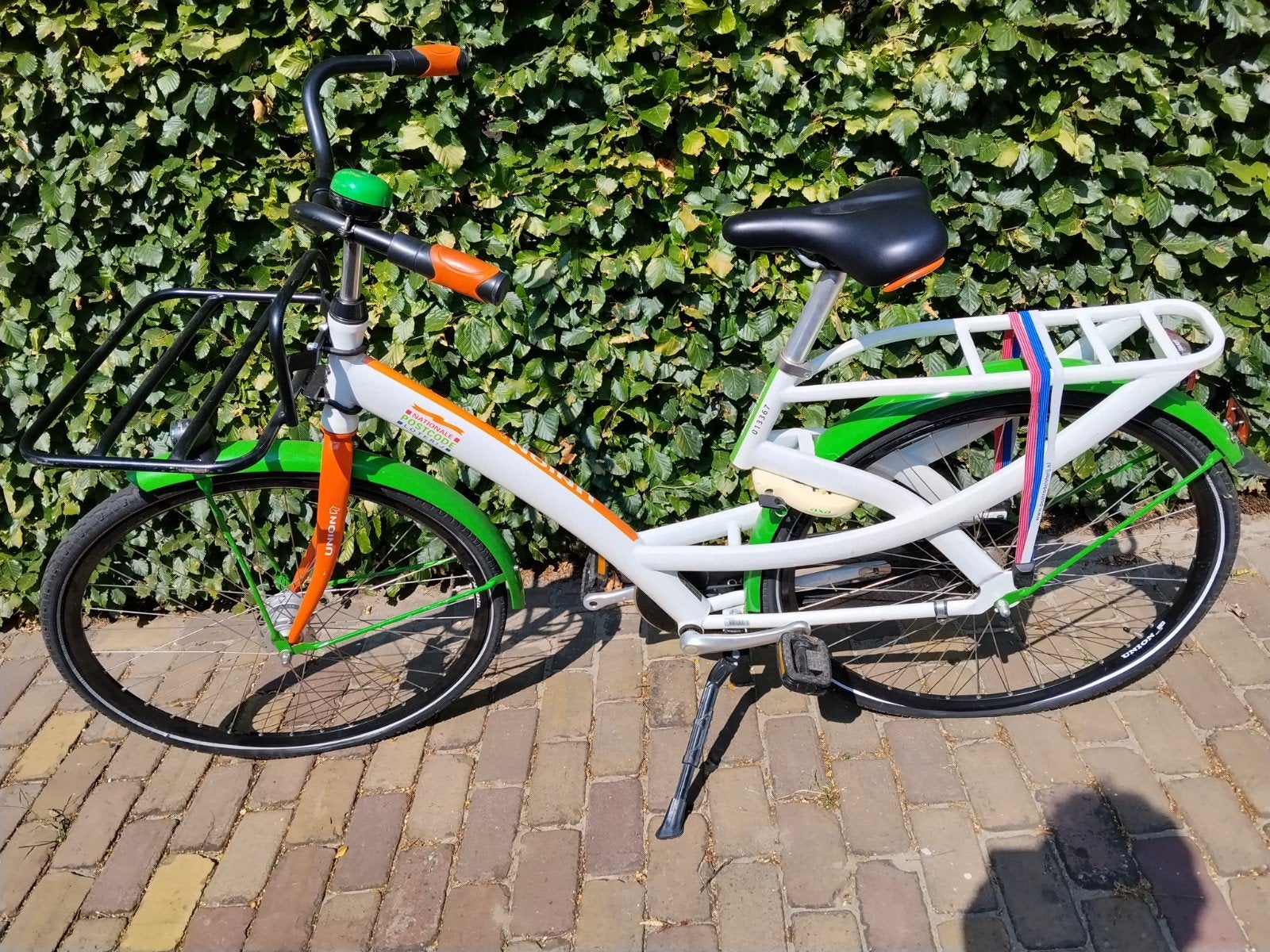 Kleurige leuke stadsfiets., Fietsen en Brommers, Fietsen | Dames | Damesfietsen, Ophalen