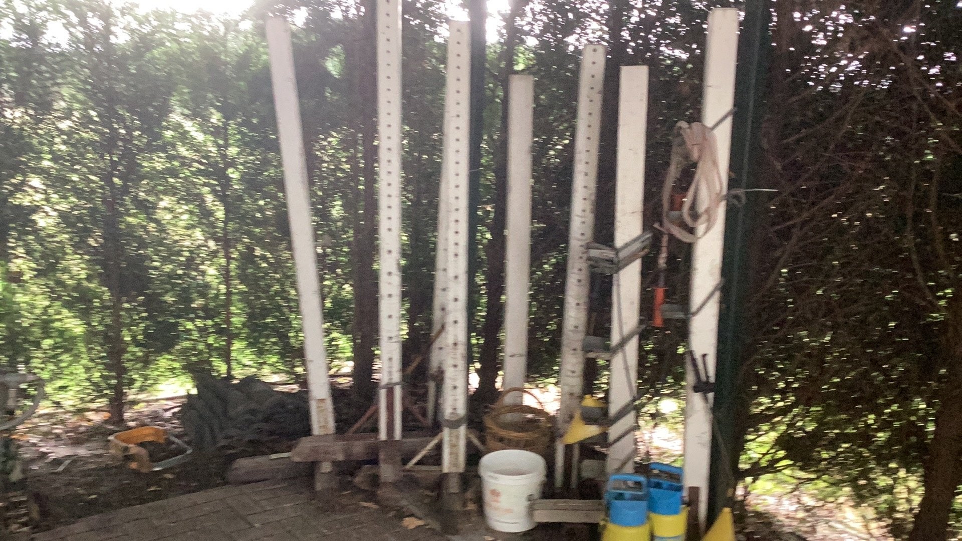 springmateriaal, Ophalen, Gebruikt, Springen
