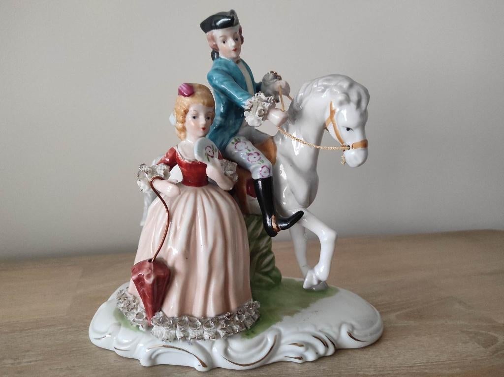 oud beeld prins op het witte paard, Antiek en Kunst, Ophalen of Verzenden
