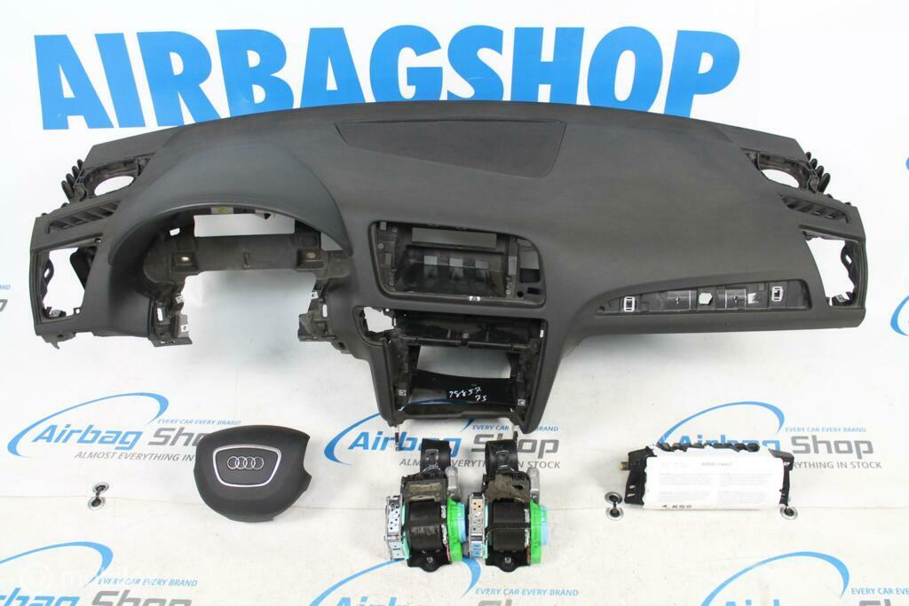 Airbag kit Tableau de bord noir Audi Q5 8R (2008-2016), Enlèvement ou Envoi, Utilisé