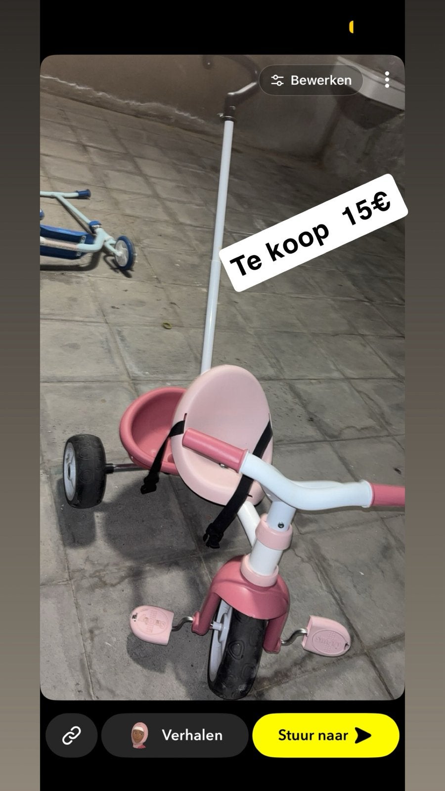 Kinderen fiets, Ophalen, Zo goed als nieuw