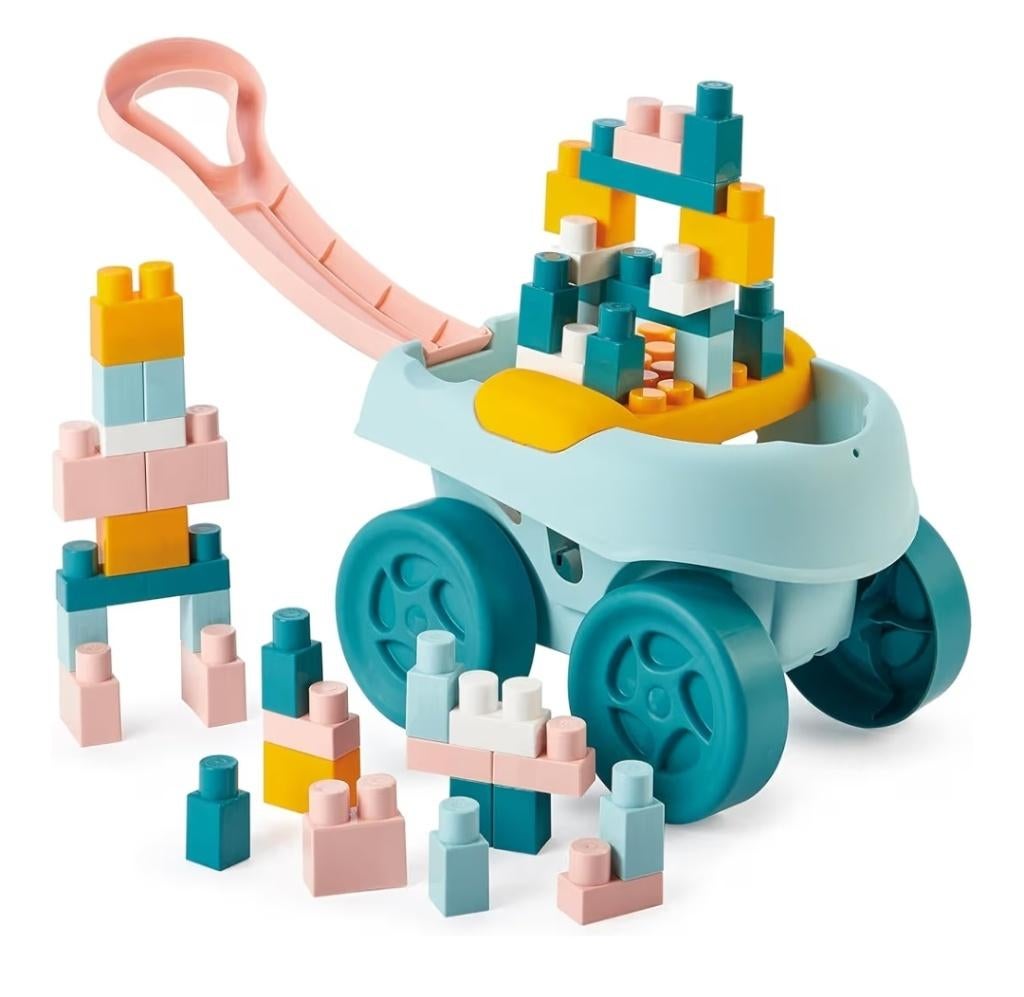 Chariot avec 40 briques de construction, Enfants & Bébés, Jouets | Blocs de construction, Enlèvement, Comme neuf