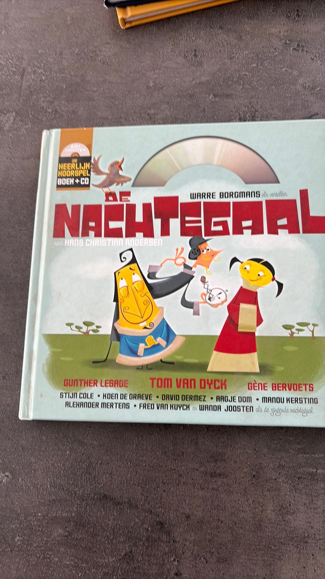 De nachtegaal - Warre Borgmans - hoorspel boek + CD, Ophalen, Philip Maes; Koen Brandt, Cd