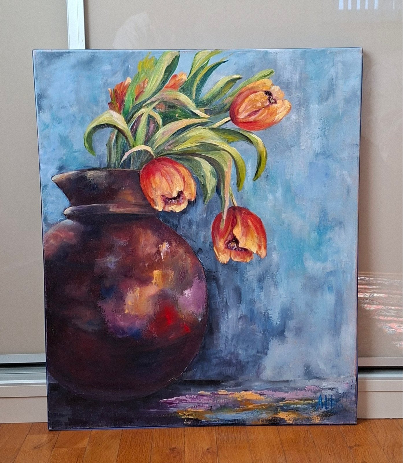 tableau à l'huile, Enlèvement ou Envoi