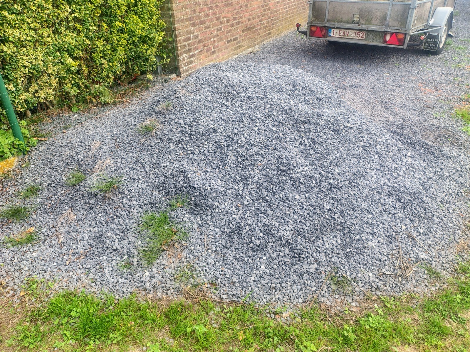 steenslag, Tuin en Terras, Ophalen, Overige materialen, Blauw, Zo goed als nieuw