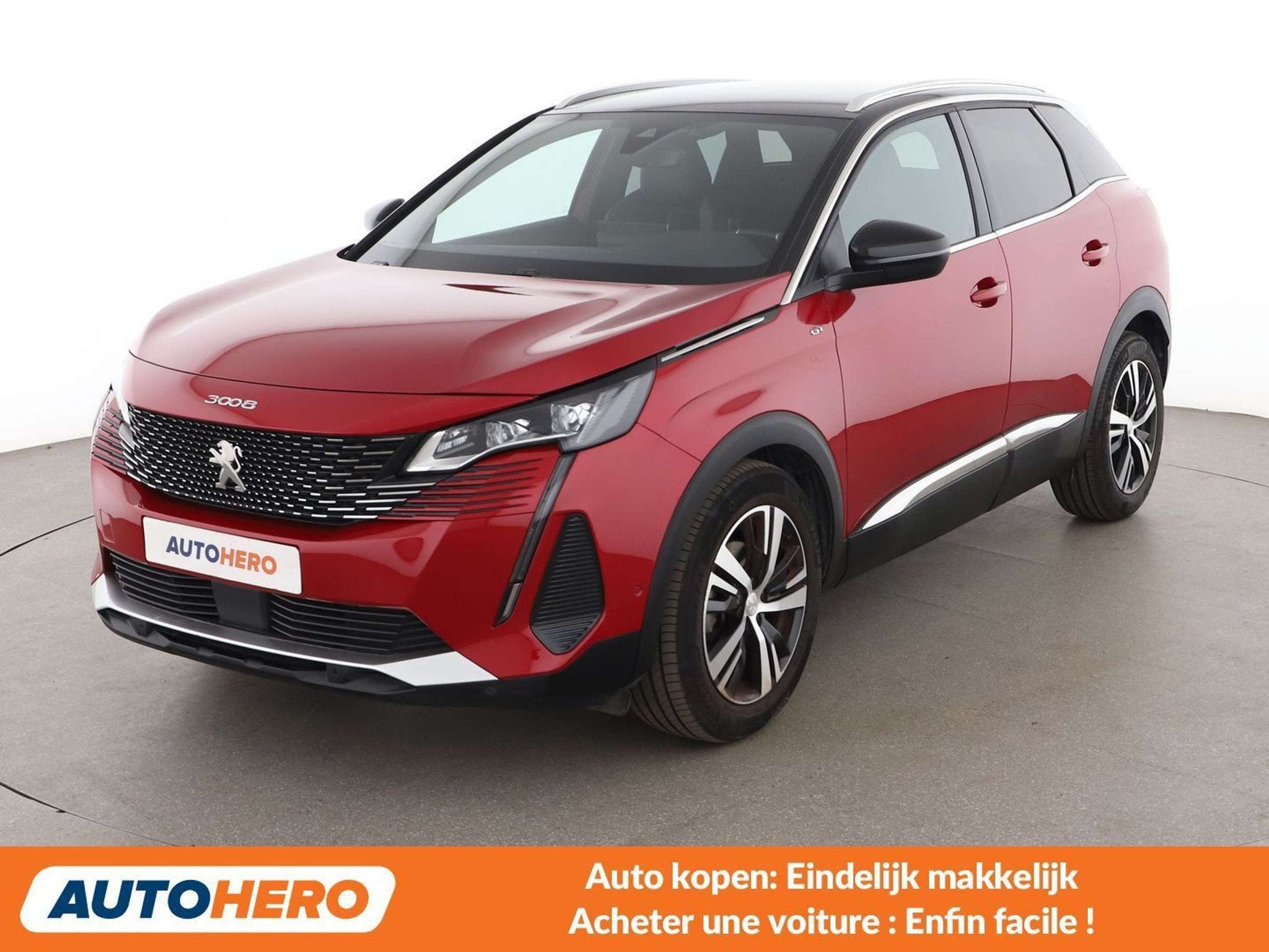 Peugeot 3008 1.2 PureTech GT (année de construction 2021), Autos, Peugeot, Rouge, Achat, Euro 6, Alcantara