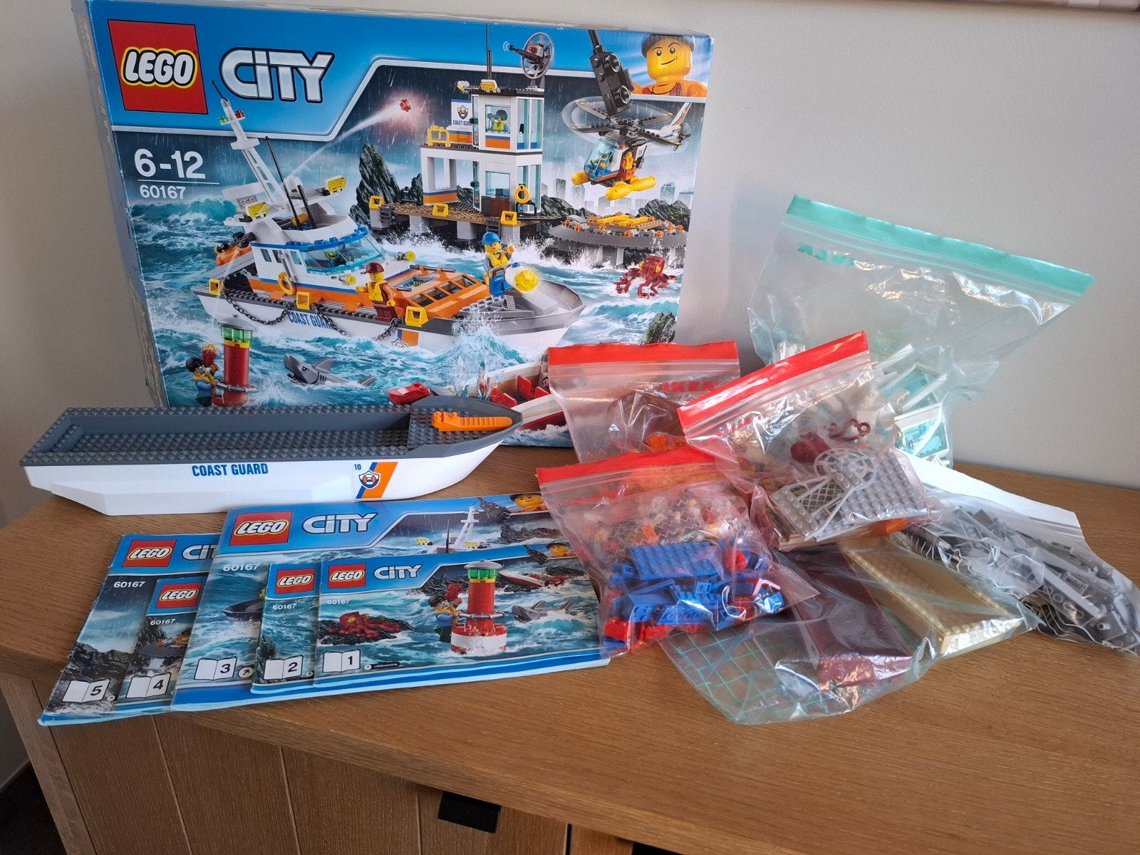 Lego 60167 Coast Guard Head Quarters, Inclusief instructies, Lego, Ophalen of Verzenden, Complete set
