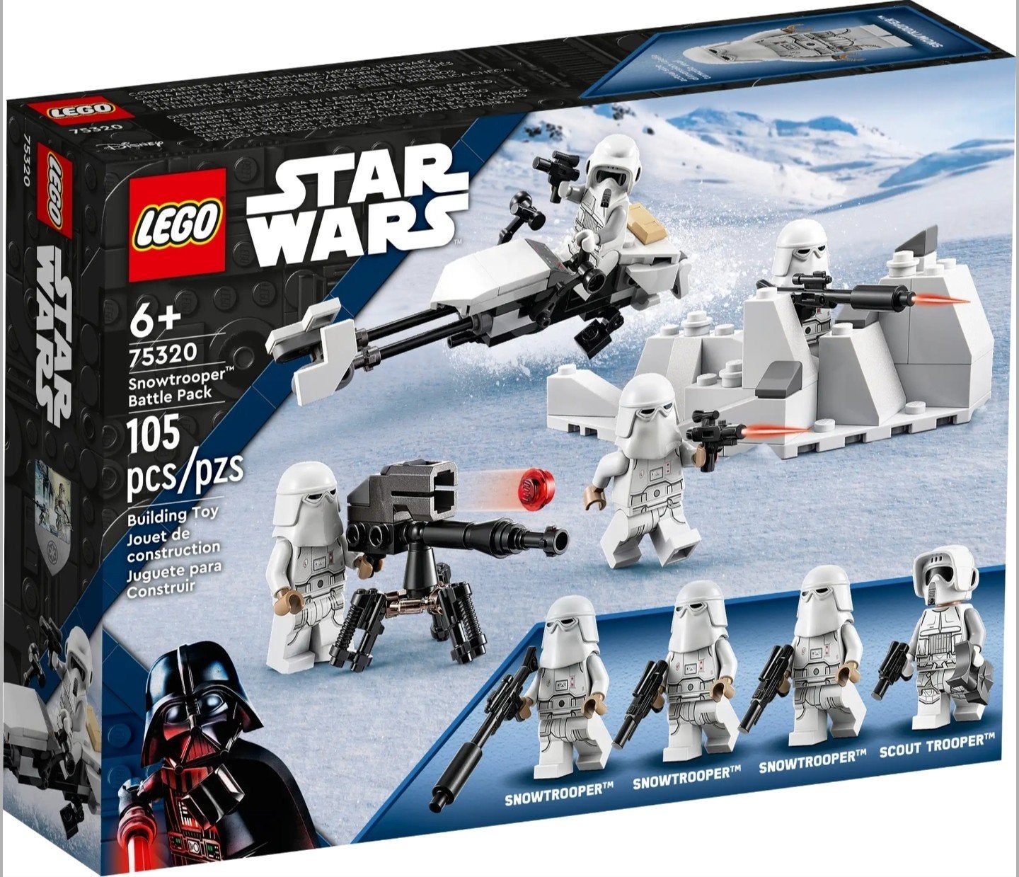 75320 LEGO Snowtrooper Battlepack
Nieuw!, Star Wars, Lego, Nieuw, Ophalen of Verzenden