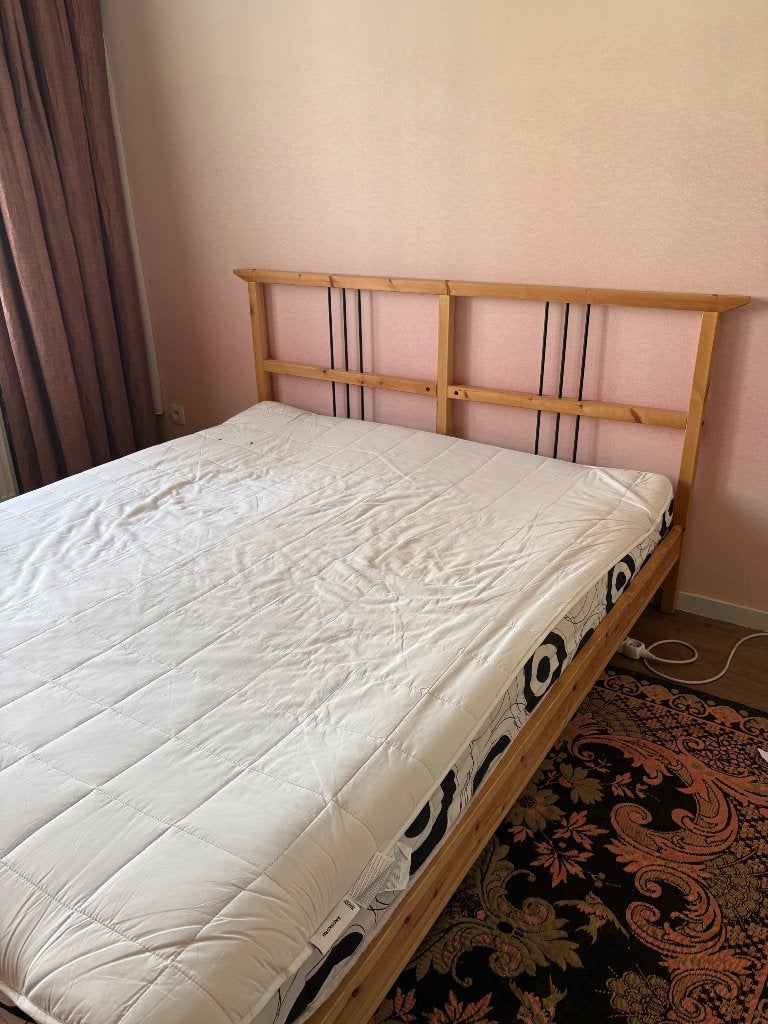 Lit et matelas 160 À DONNER, Autres couleurs, Enlèvement, Utilisé, 200 cm