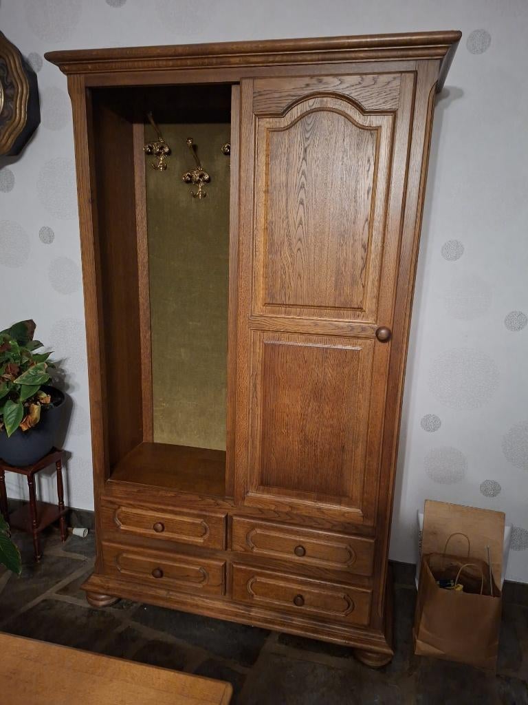 Penderie de hall en chêne, Ophalen