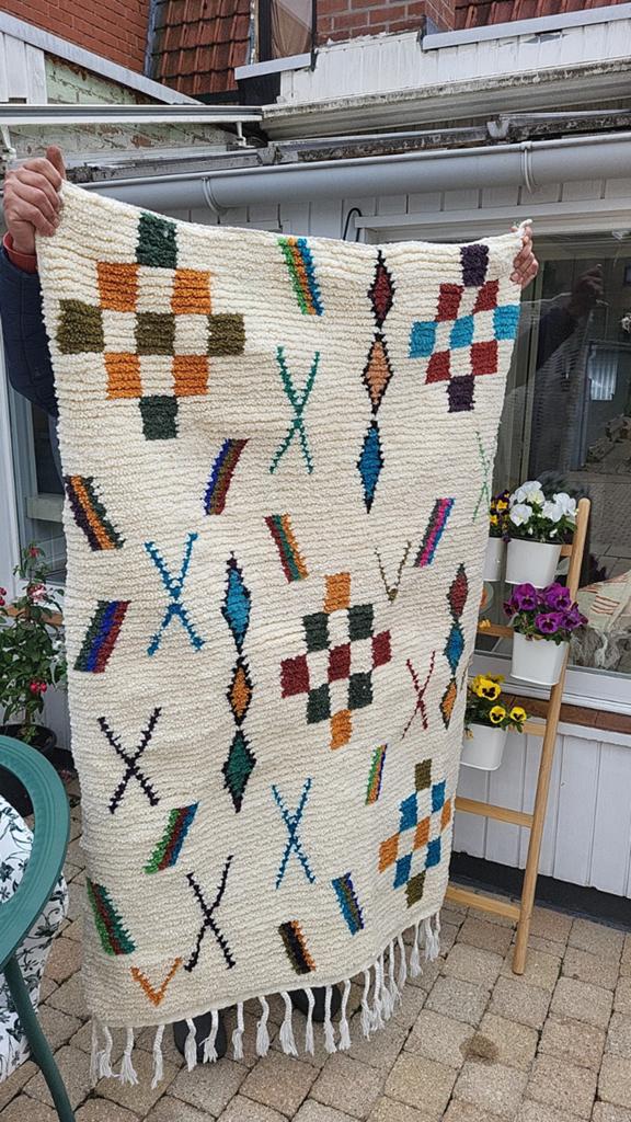 Tapis marocain artisanal berbère fait main