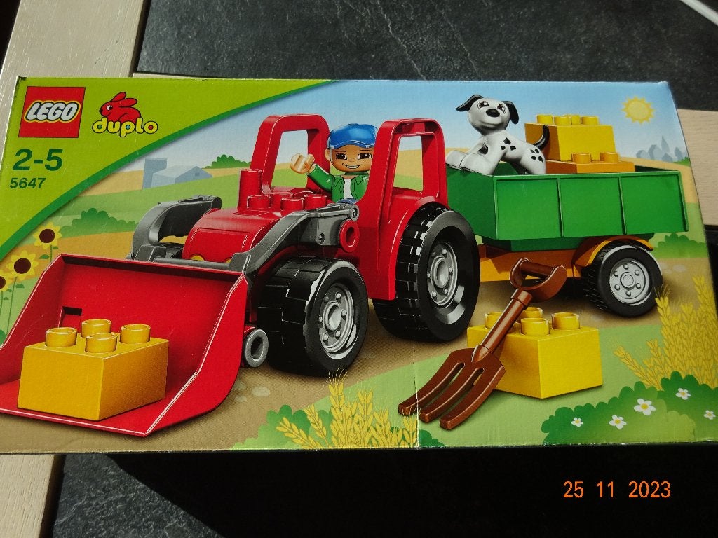 LEGO Duplo Ville Grote tractor - 5647*VOLLEDIG*, Ophalen of Verzenden, Duplo