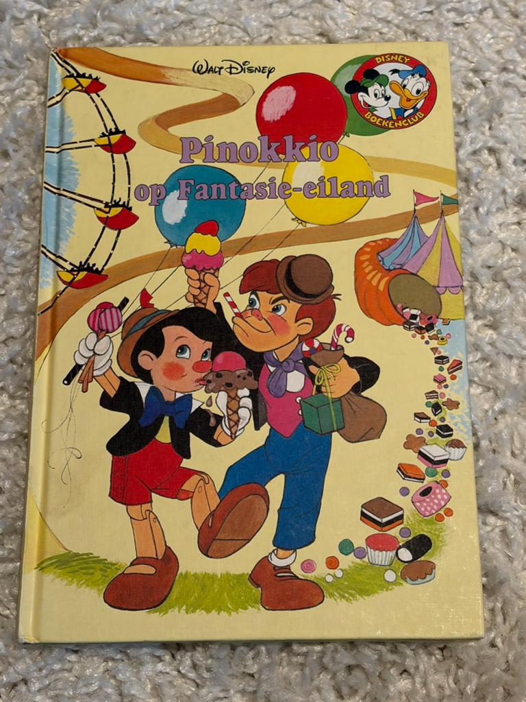 Disney boekenclub - Pinokkio op Fantasie-eiland, Ophalen of Verzenden, Gelezen, Jongen of Meisje, Fictie algemeen
