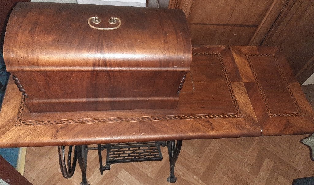 Ancienne machine à coudre Dürkopp n9, Enlèvement