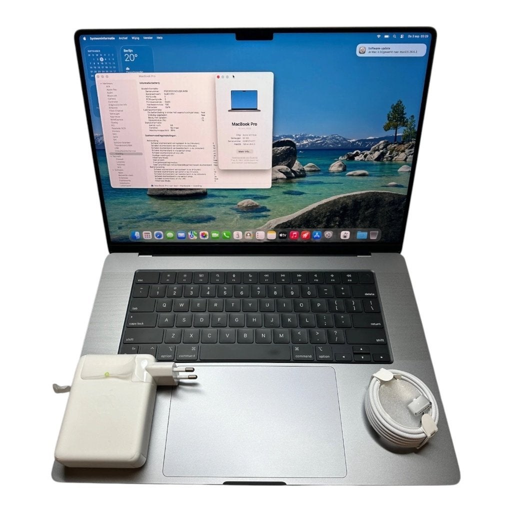 MacBook Pro 16” 2023 M2 Max 64GB 4TB SSD – 2 jaar garantie, Computers en Software, 1 TB of meer, 64 GB of meer, Qwerty, Zo goed als nieuw