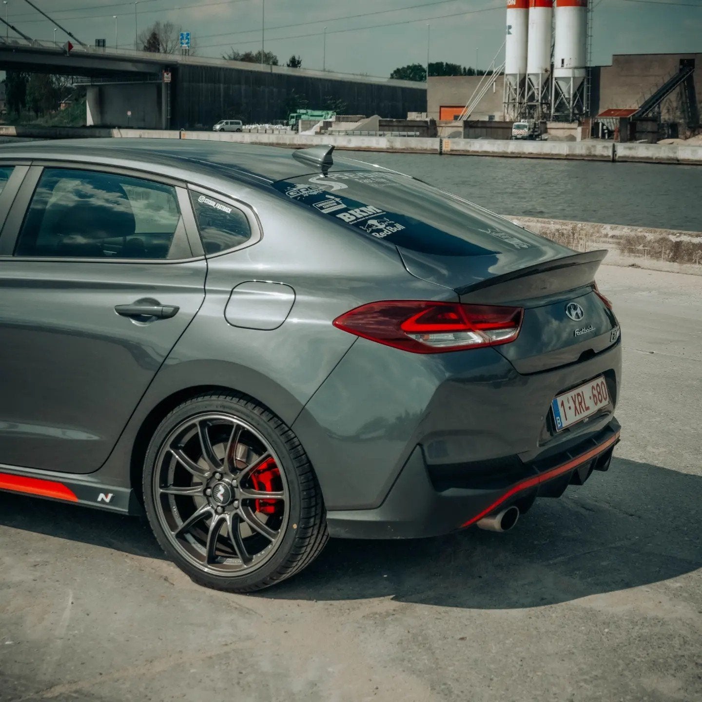 Originele OZ HyperGT 19” velgen Hyundai i30 N + banden, Auto-onderdelen, Gebruikt, Banden en Velgen, 235 mm, Personenwagen