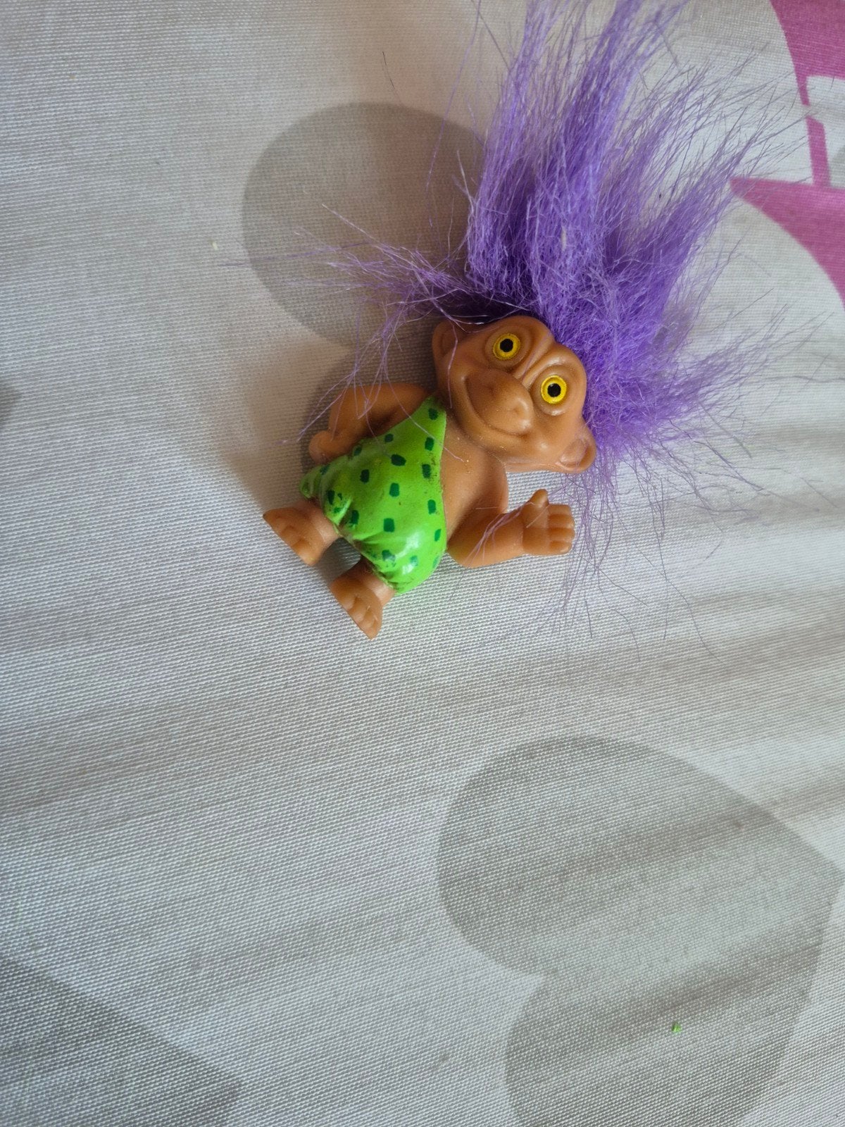 troll vintage popje mini 4cm, Verzamelen, Ophalen of Verzenden