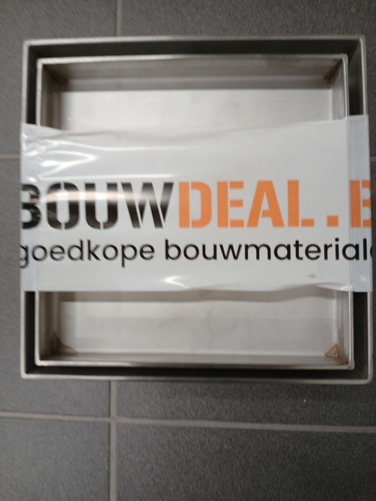 Afvoerput inox, Ophalen