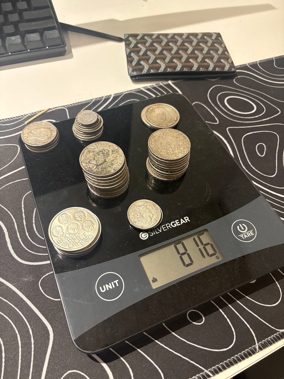 43 Zilveren munten, Ophalen of Verzenden, Zo goed als nieuw, Zilver