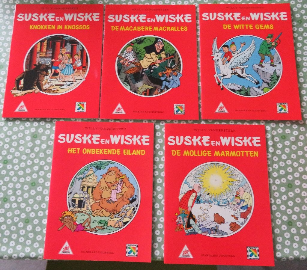 Suske en Wiske Top camera set van 5 stuks., Boeken, Ophalen of Verzenden, Nieuw