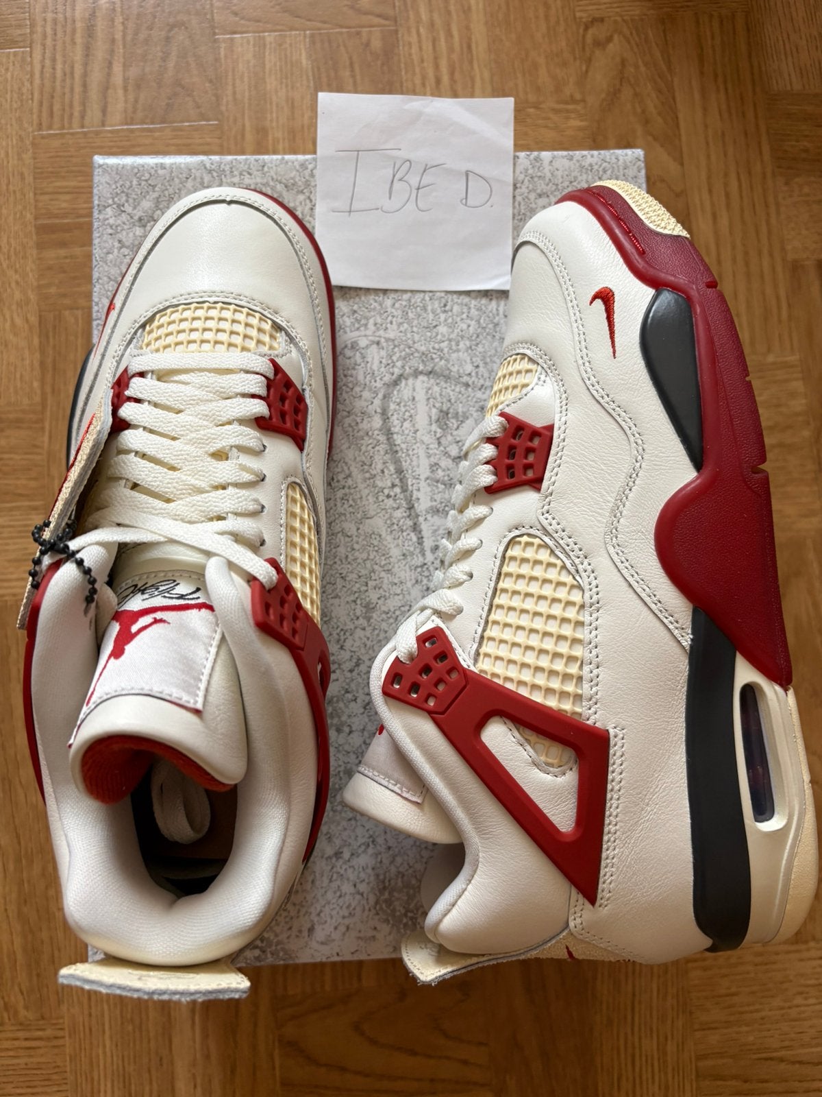 Jordan 4 Nigel Sylvester Brick After Brick - 42,5, Neuf, Enlèvement ou Envoi, Blanc, Baskets