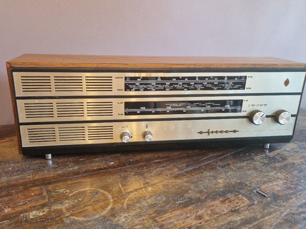VINTAGE Siera BUIZENRADIO UIT DE JAREN '60 SA4311A, Antiquités & Art, Enlèvement ou Envoi