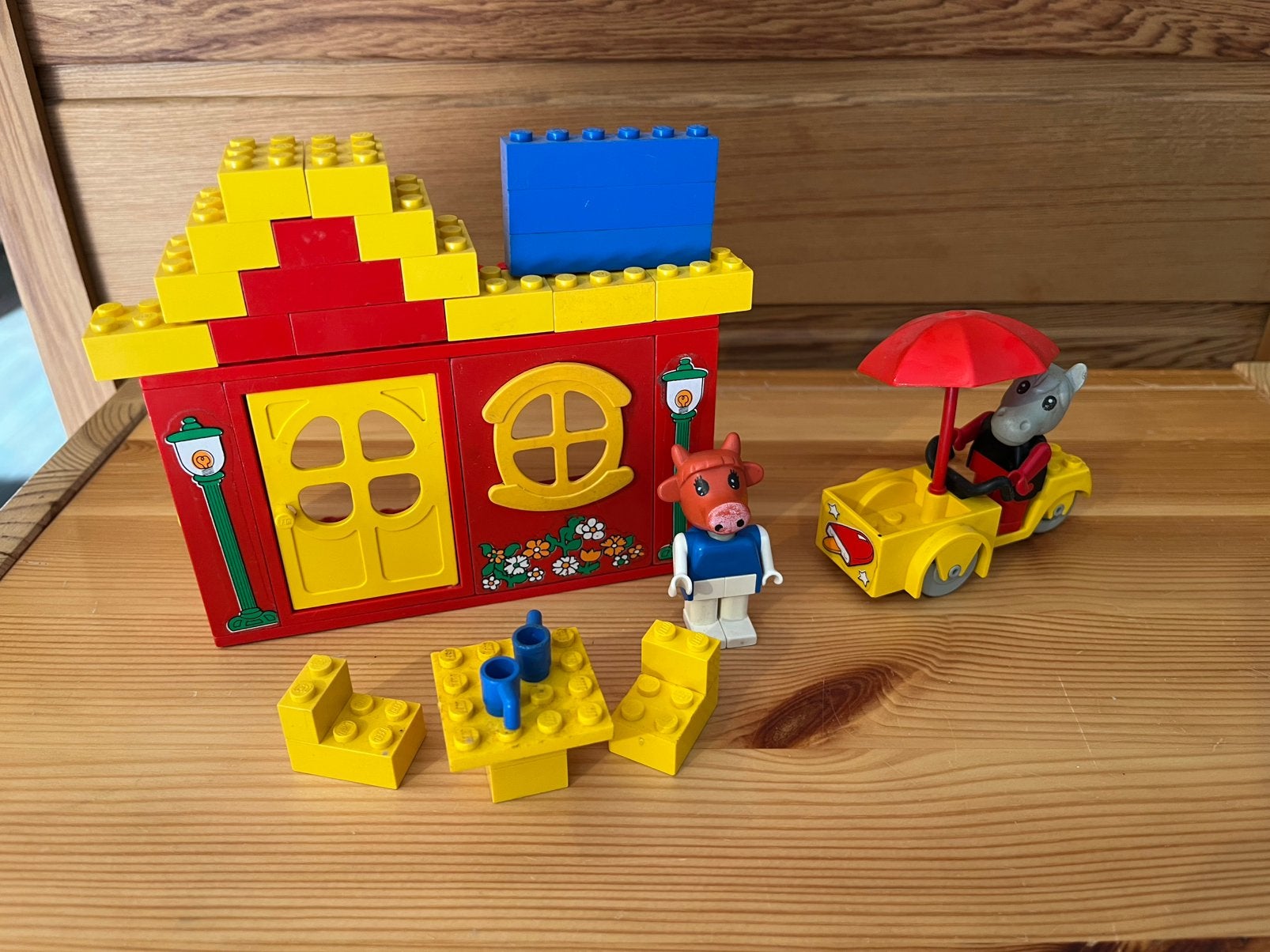 Lego Fabuland set 3665 - Het ijssalon, Gebruikt, Overige thema's, Lego, Compleet