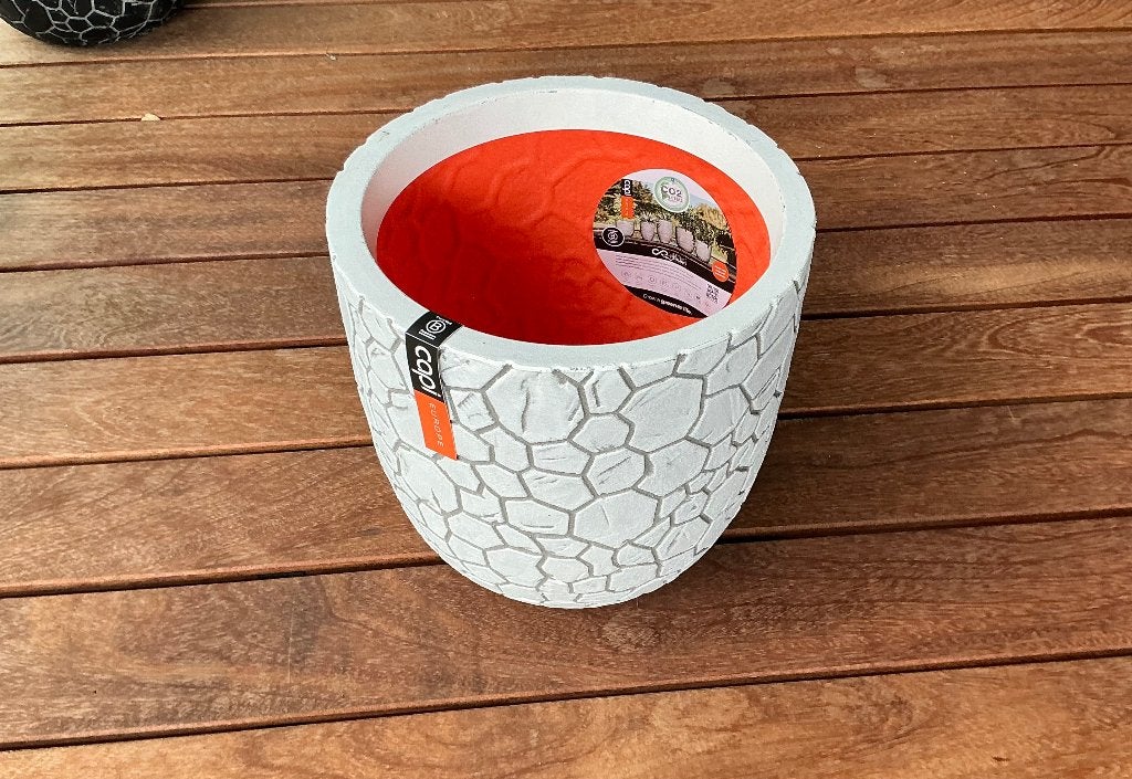 Capi europe Clay bloempotten Hoogte 35cm Diameter 35cm nieuw, Tuin en Terras, Kunststof, Minder dan 60 cm, Rond, Nieuw