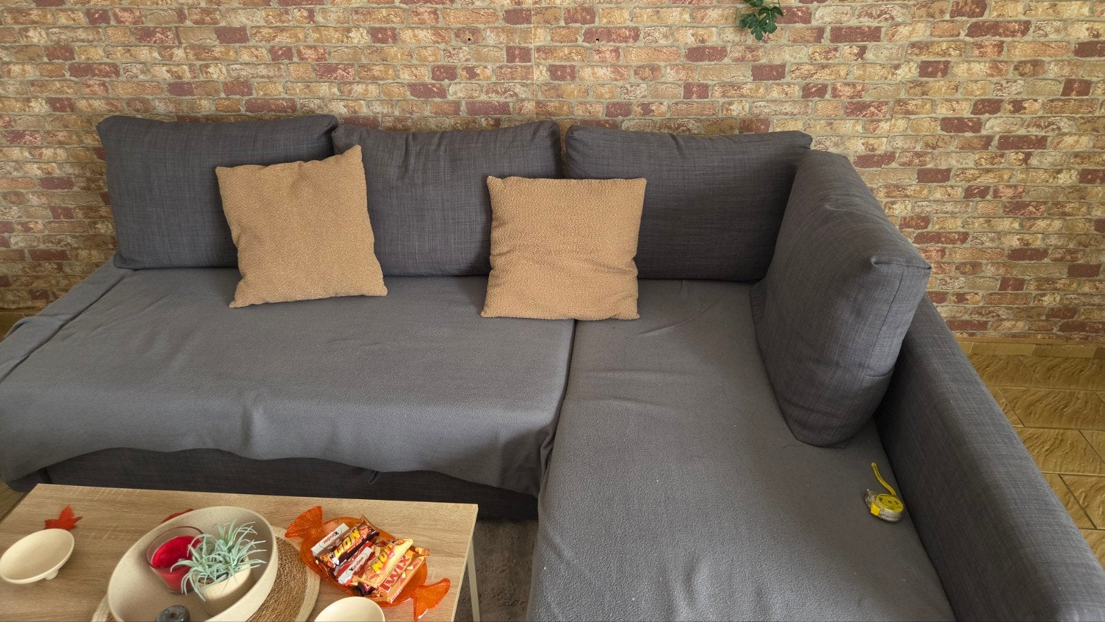 canapé ikea, Maison & Meubles, Autres dimensions, Gris, Comme neuf, Enlèvement