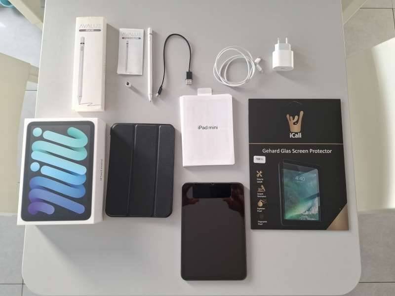 Ipad mini 6 met toebehoren, Computers en Software, Apple iPads, Ophalen, Zo goed als nieuw, Apple iPad Mini, Wi-Fi