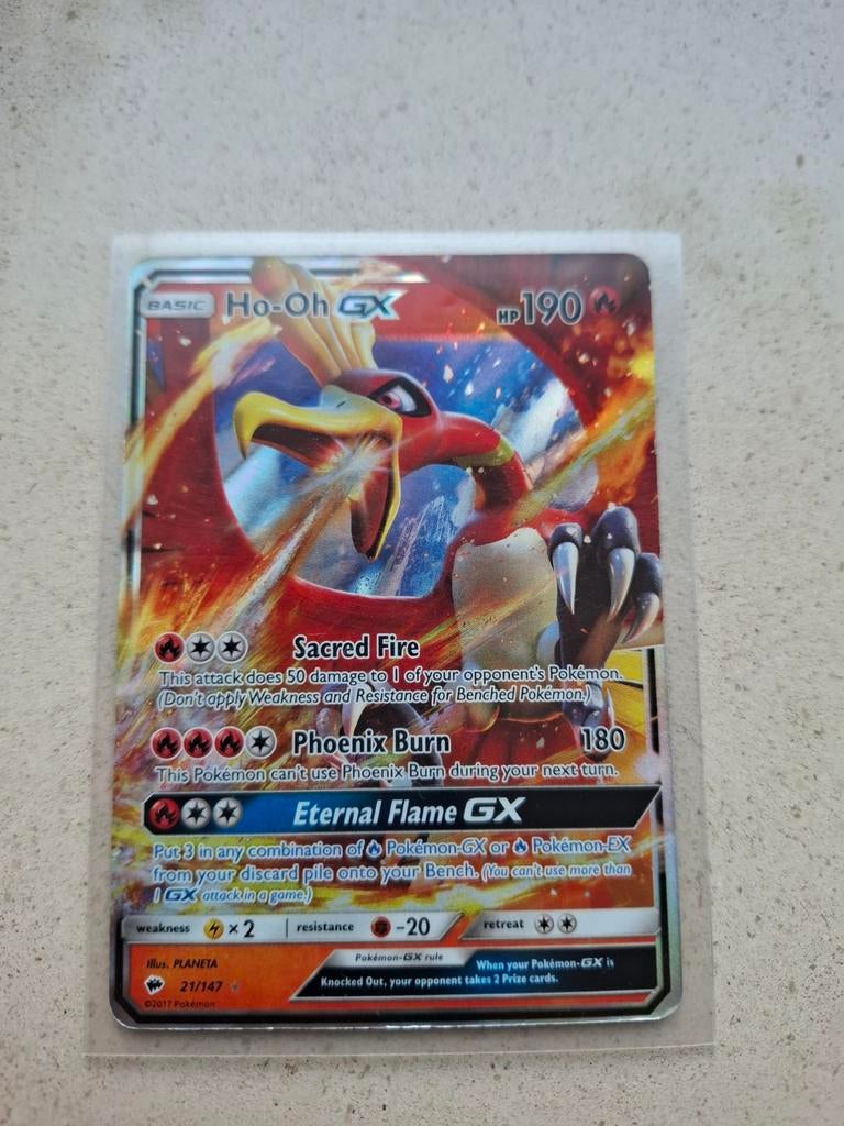 Ho-oh GX, Ophalen, Zo goed als nieuw, Losse kaart, Foil
