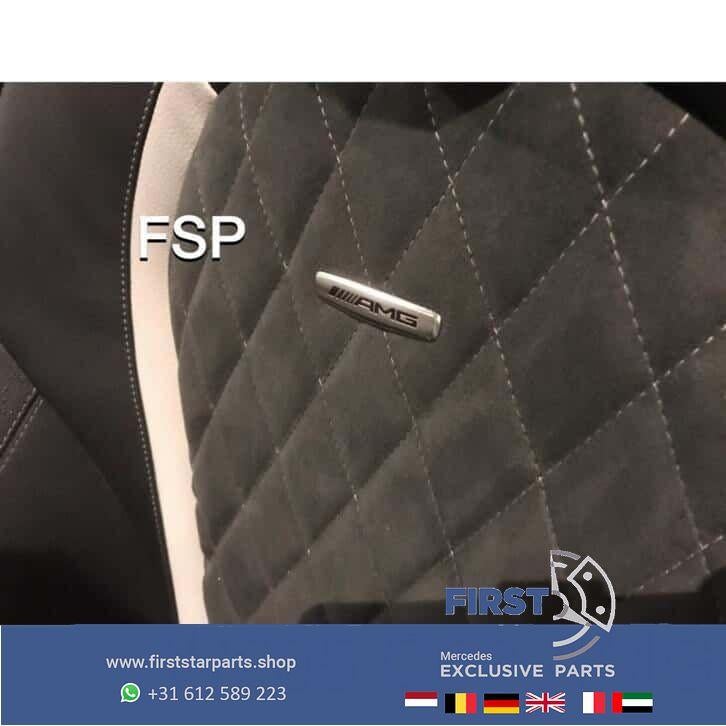 W205 C43 C63 AMG interieur Mercedes C Klasse 2018 Leer Sedan, Utilisé, -, -, Enlèvement ou Envoi