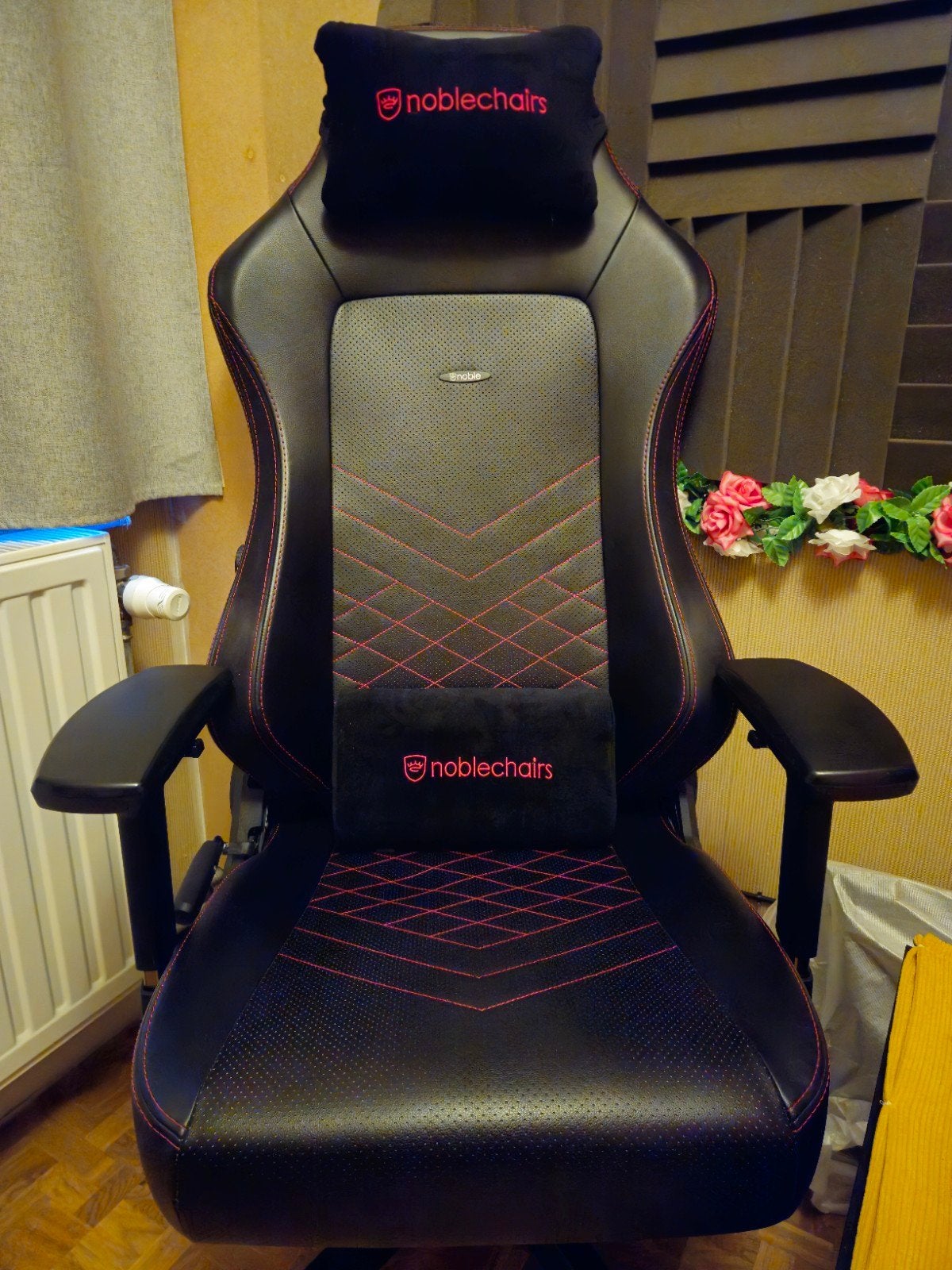 Chaise de bureau Gaming(Noblechairs HERO), Ophalen, Gebruikt, Zwart, Gaming bureaustoel
