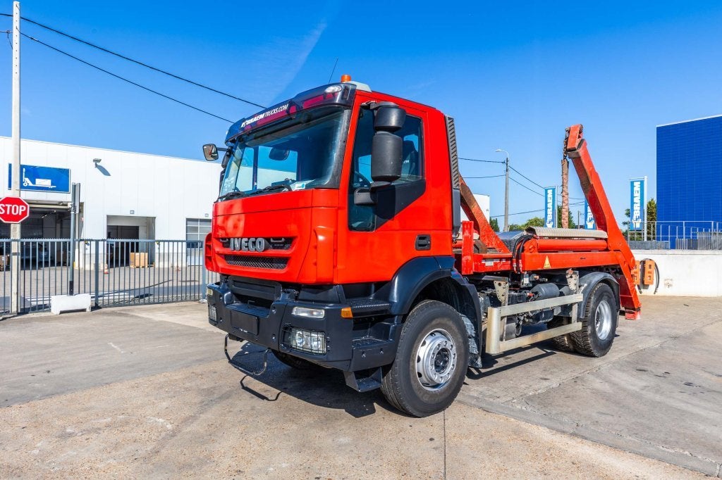 Iveco STRALYS 300 + MULTI BENNE AJK, Rouge, Achat, Entreprise, Iveco